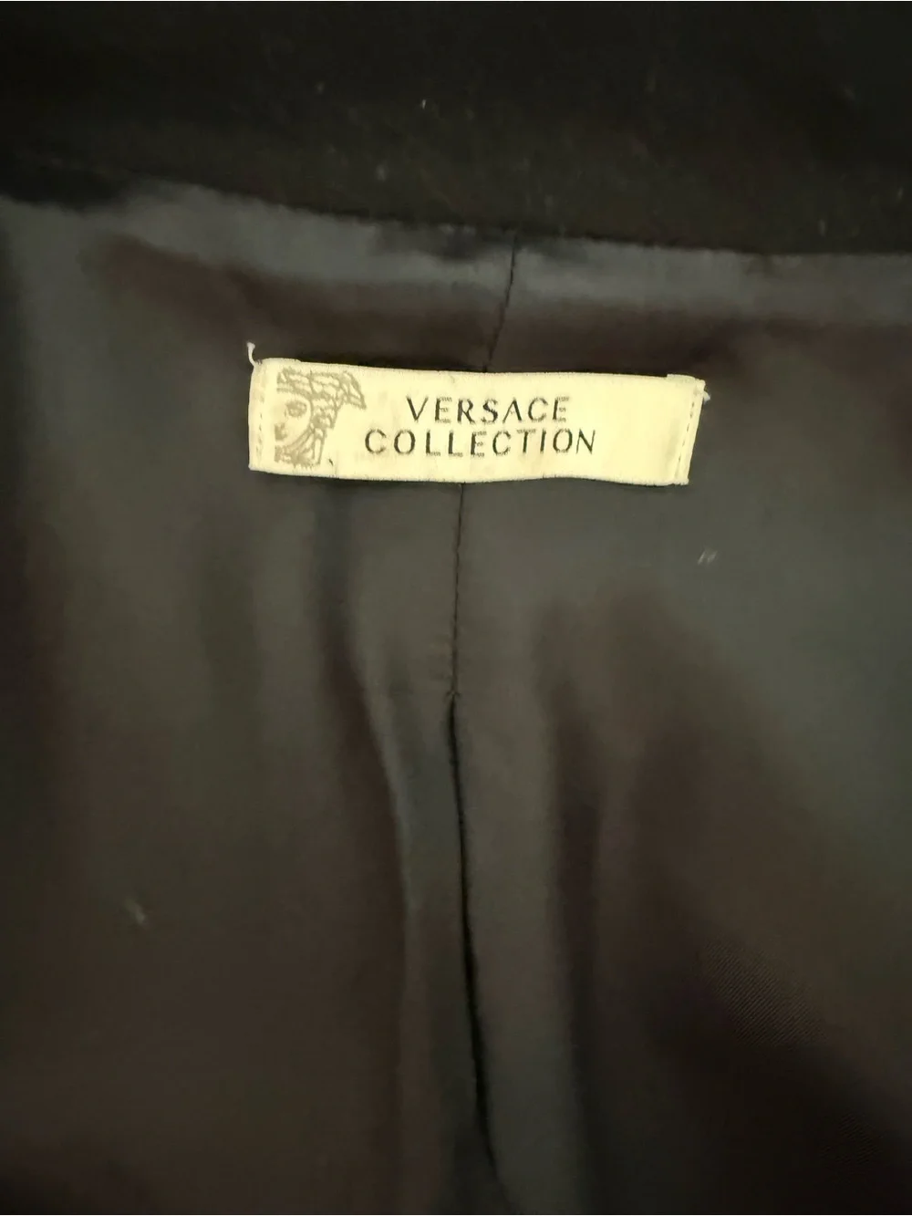 VERSACE  Double-Breasted Stand-Collar coat/